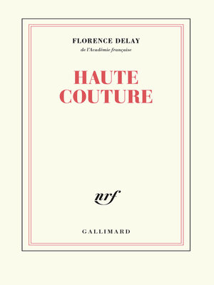 cover image of Haute couture
